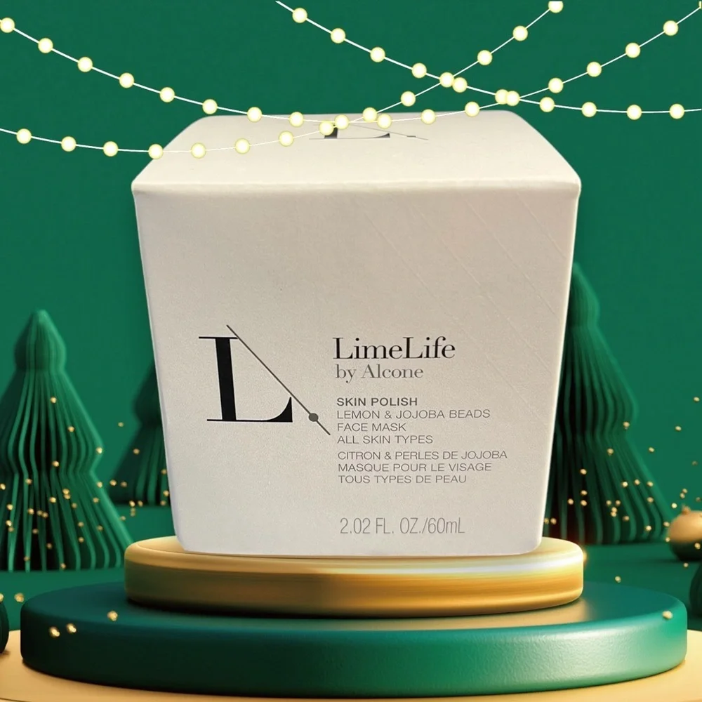 LimeLife by Alcone Skin Polish – Lemon & Jojoba Beads Face Mask (2.02 oz)